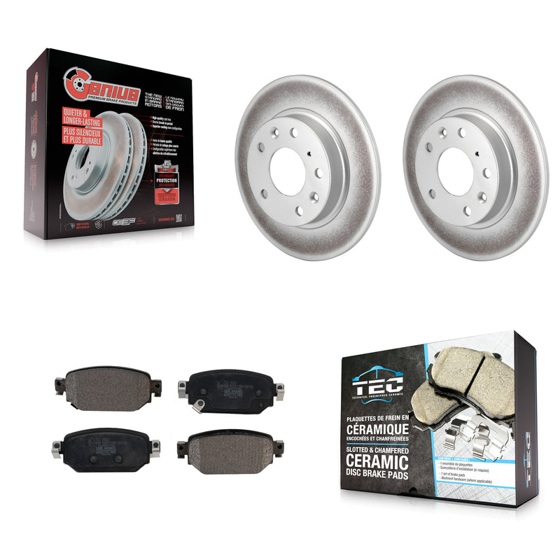Transit Auto KGT-101944 Disc Brake Kit for 2017-2022 Mazda CX-3, Mazda 3, Mazda 3 Sport - Rear