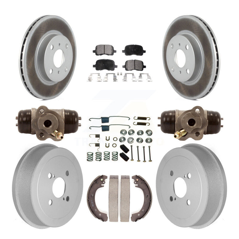 Transit Auto KGT-101949 Disc Brake Kit for 2002 Toyota Corolla - Front and Rear