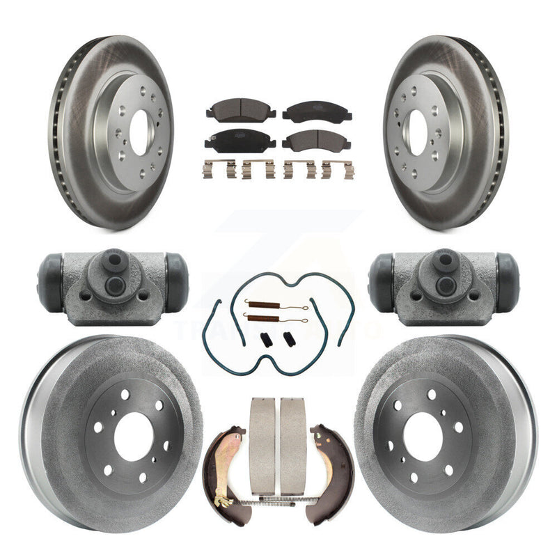 Transit Auto KGT-101958 Disc Brake Kit for 2009 Chevrolet Silverado 1500, GMC Sierra 1500 - Front and Rear