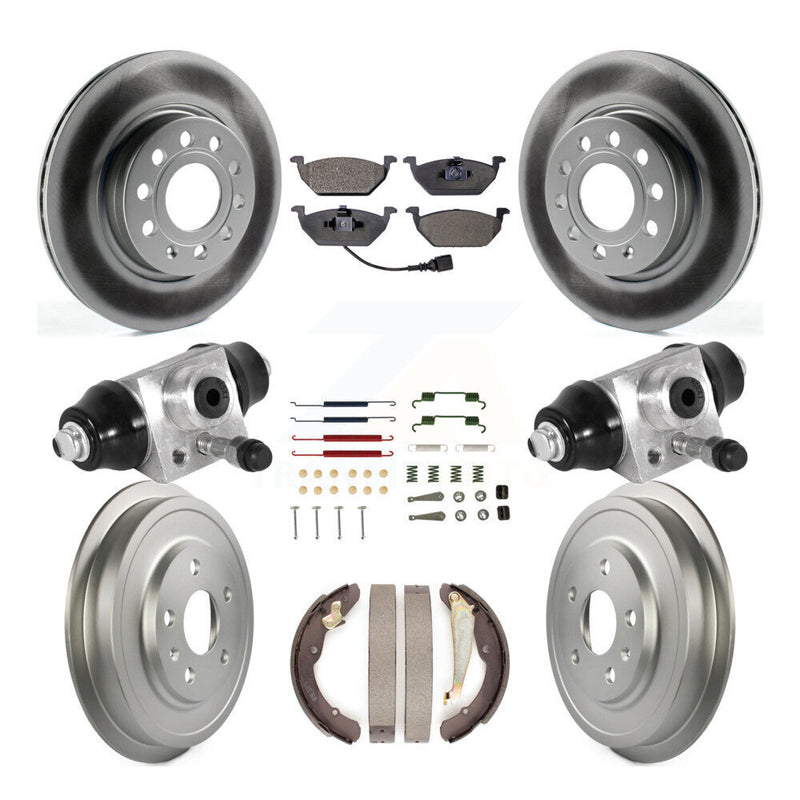 Transit Auto KGT-101970 Disc Brake Kit for 2011-2012 Volkswagen Jetta - Front and Rear