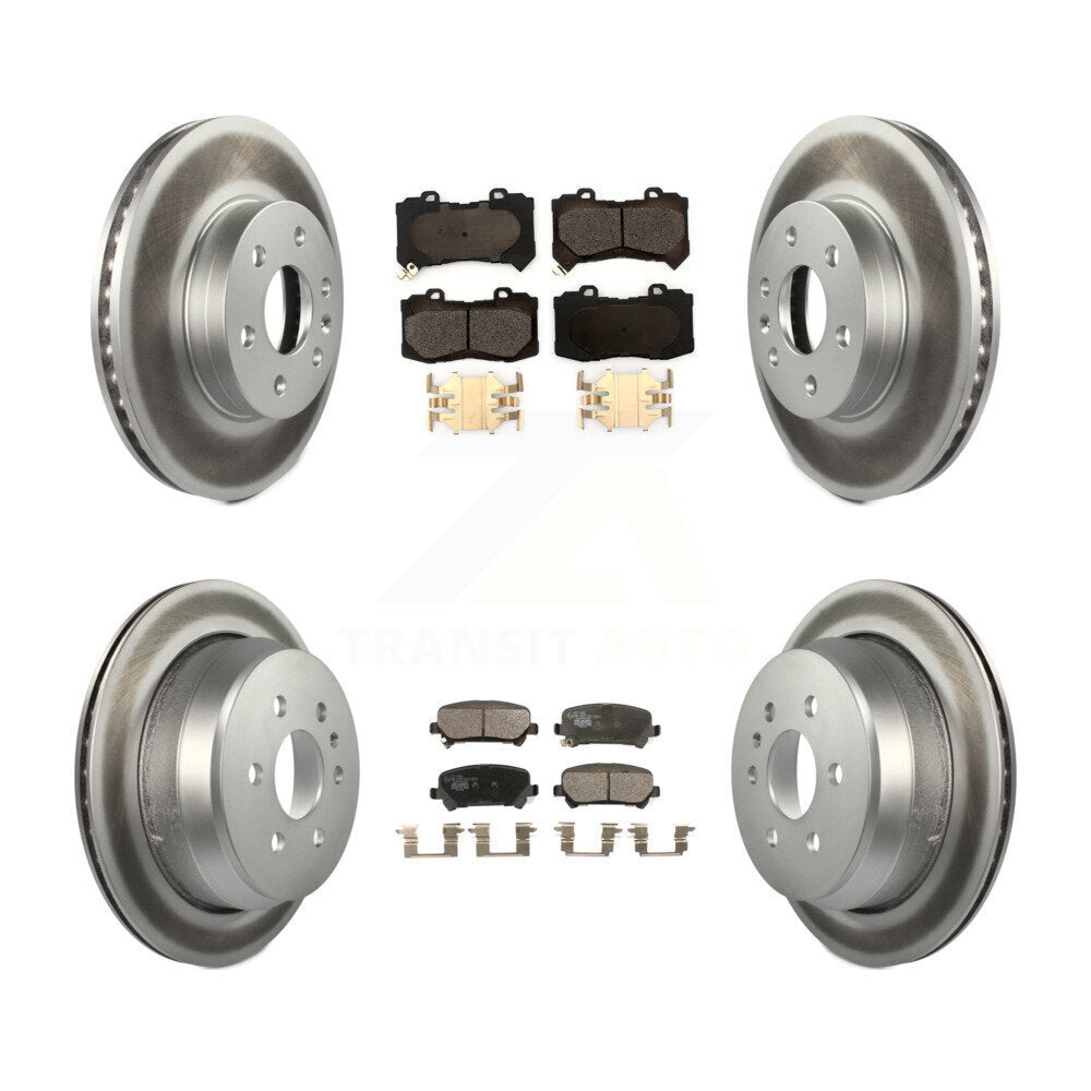 Transit Auto KGT-101972 Disc Brake Kit for 2015-2020 Chevrolet Colorado, GMC Canyon - Front and Rear
