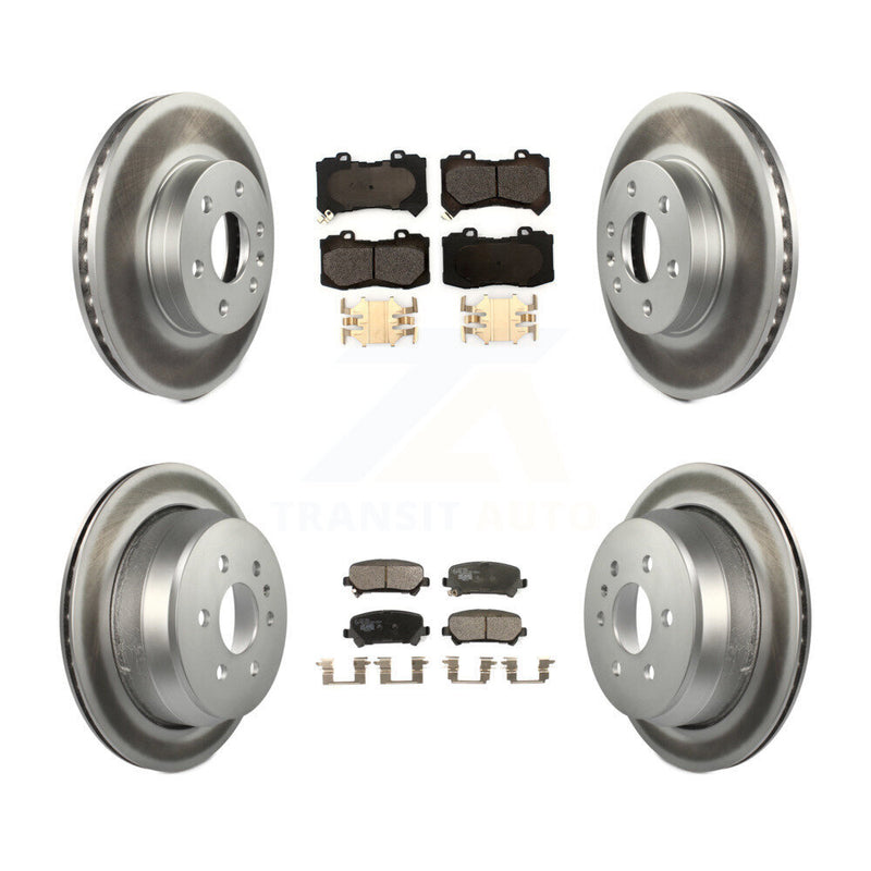 Transit Auto KGT-101972 Disc Brake Kit for 2015-2020 Chevrolet Colorado, GMC Canyon - Front and Rear