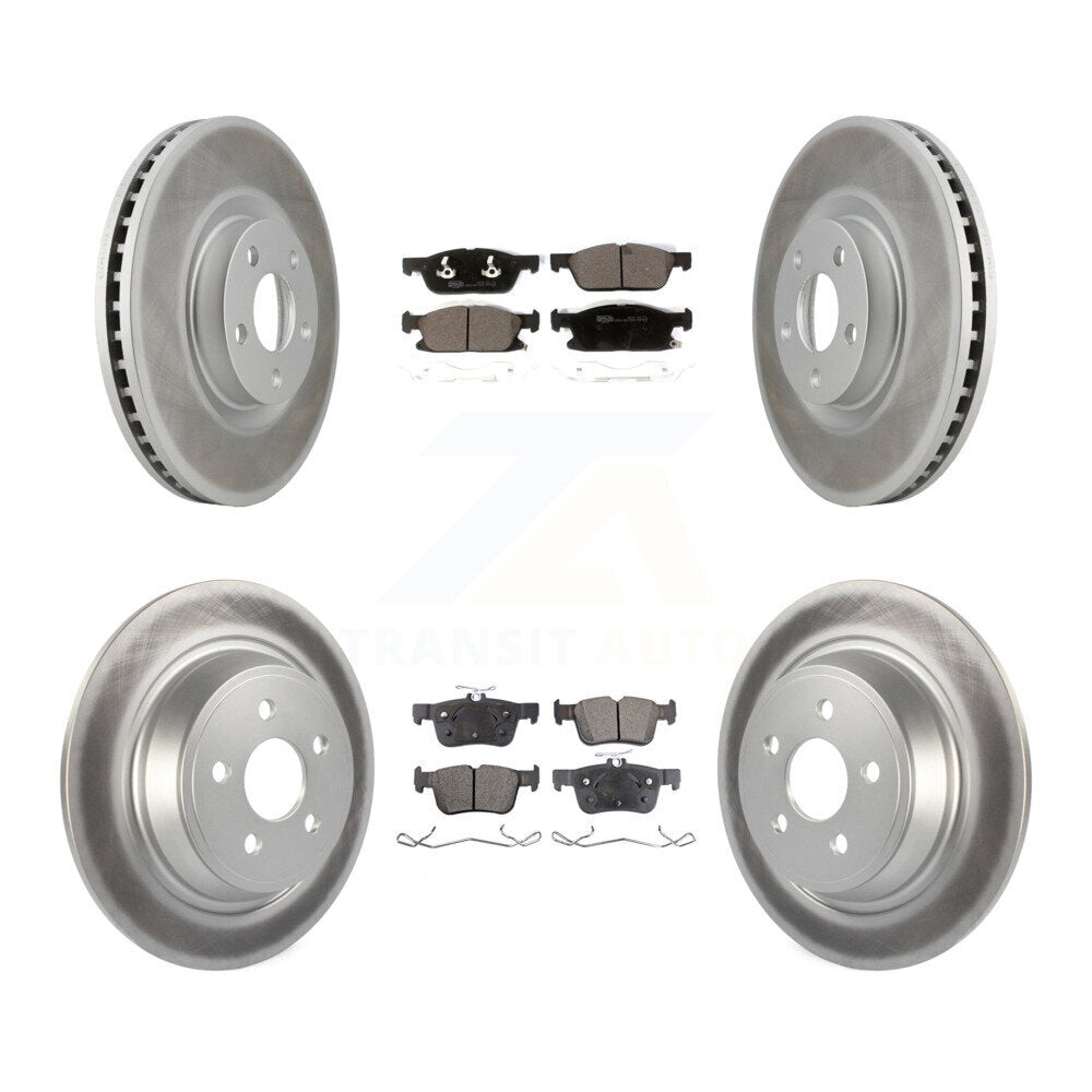 Transit Auto KGT-101973 Disc Brake Kit for 2018-2020 Lincoln Continental - Front and Rear