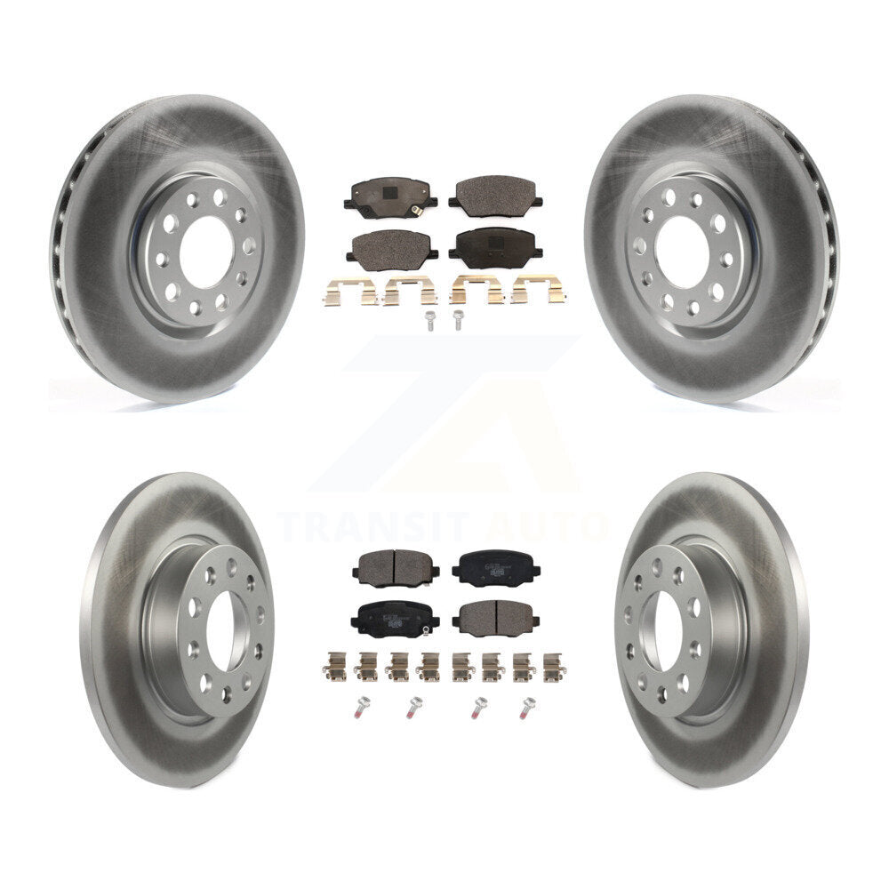 Transit Auto KGT-101976 Disc Brake Kit for 2015-2022 Fiat 500X, Jeep Renegade - Front and Rear