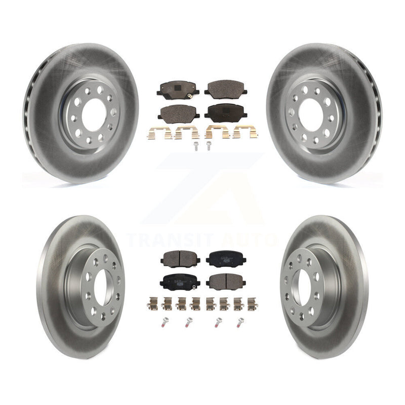 Transit Auto KGT-101976 Disc Brake Kit for 2015-2022 Fiat 500X, Jeep Renegade - Front and Rear