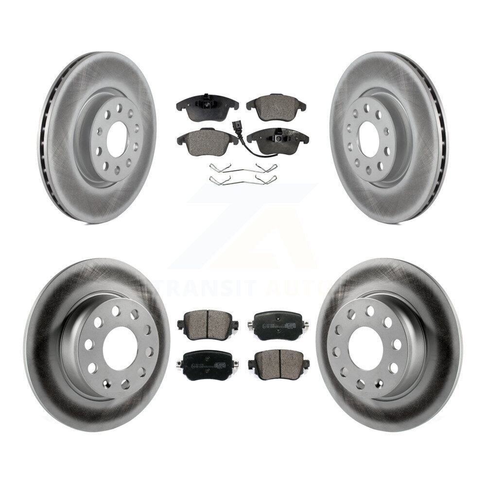 Transit Auto KGT-101982 Disc Brake Kit for 2015-2020 Volkswagen Passat - Front and Rear