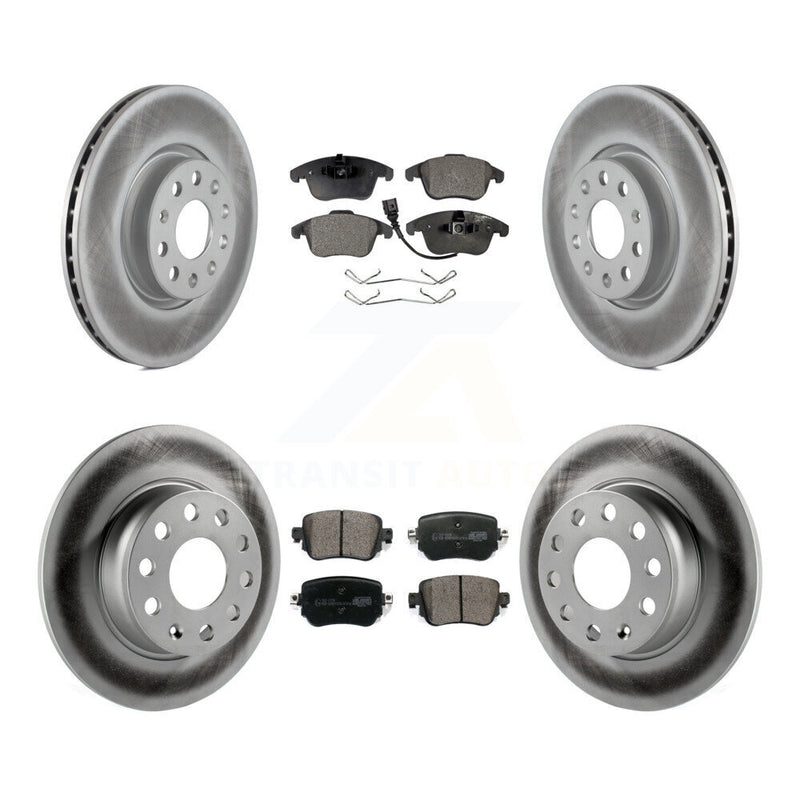 Transit Auto KGT-101982 Disc Brake Kit for 2015-2020 Volkswagen Passat - Front and Rear