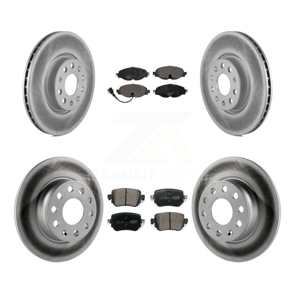 Transit Auto KGT-101986 Disc Brake Kit for 2015-2022 Volkswagen Passat, Volkswagen Golf Alltrack and More - Front and Rear