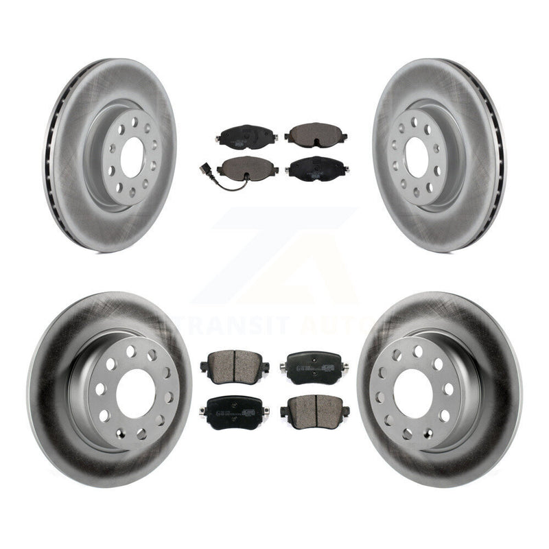 Transit Auto KGT-101986 Disc Brake Kit for 2015-2022 Volkswagen Passat, Volkswagen Golf Alltrack and More - Front and Rear