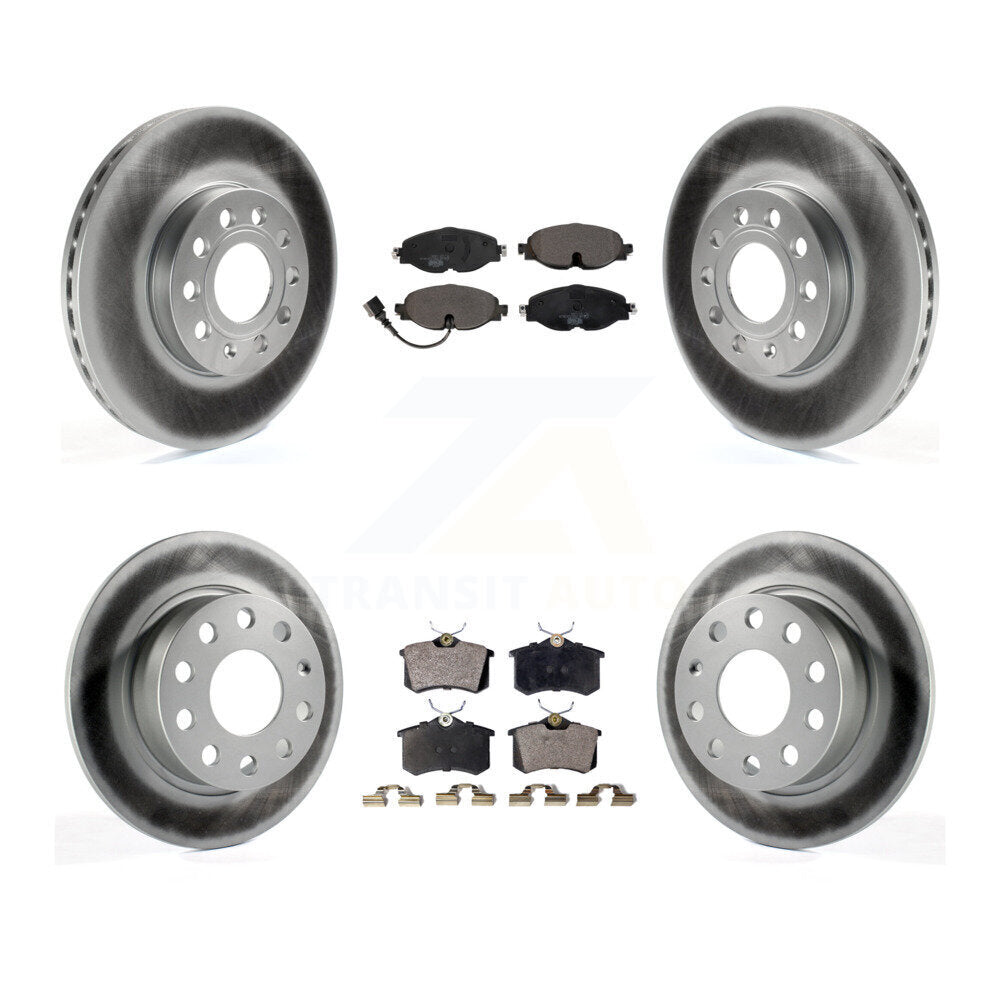 Transit Auto KGT-101991 Disc Brake Kit for 2015 Volkswagen Golf SportWagen - Front and Rear