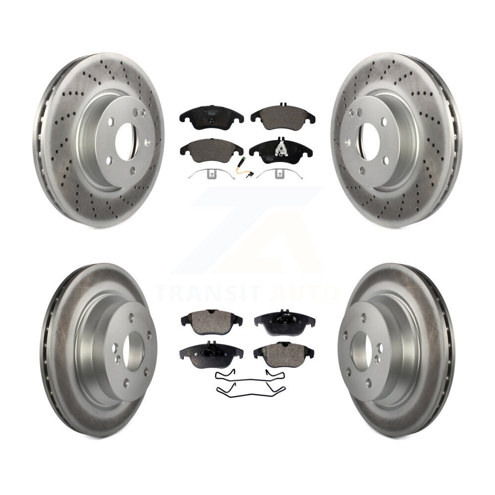 Transit Auto KGT-101996 Disc Brake Kit for 2015 Mercedes-Benz E400 - Front and Rear