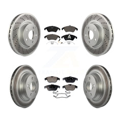 Transit Auto KGT-101996 Disc Brake Kit for 2015 Mercedes-Benz E400 - Front and Rear