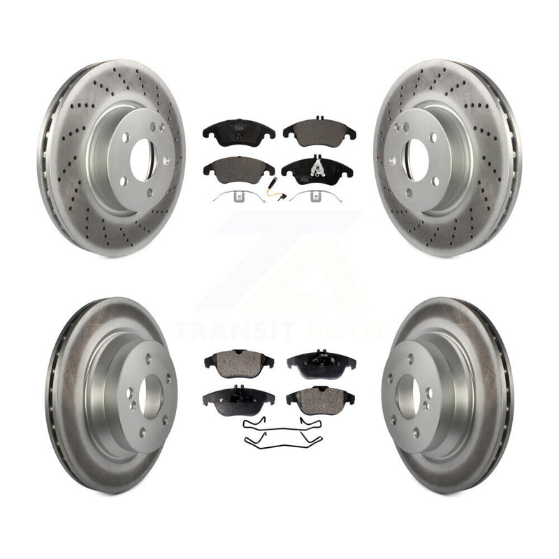 Transit Auto KGT-101996 Disc Brake Kit for 2015 Mercedes-Benz E400 - Front and Rear