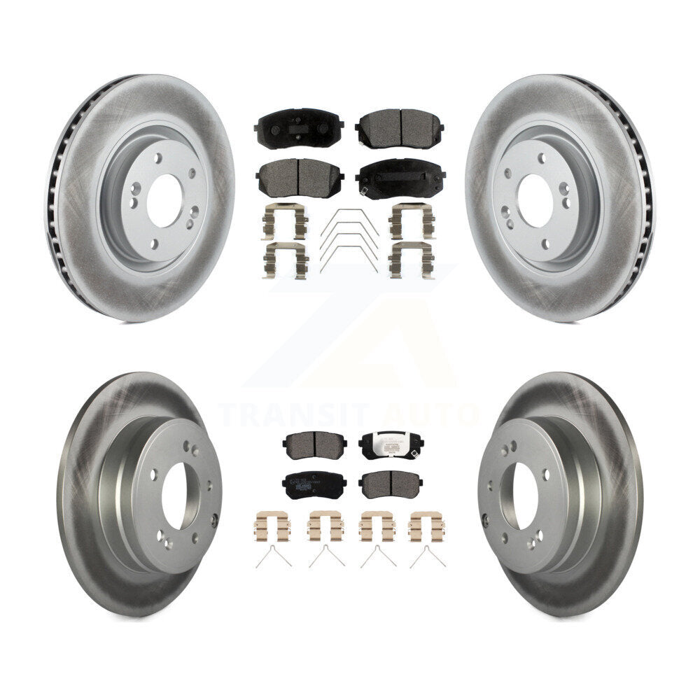 Transit Auto KGT-101998 Disc Brake Kit for 2016-2019 Kia Optima - Front and Rear