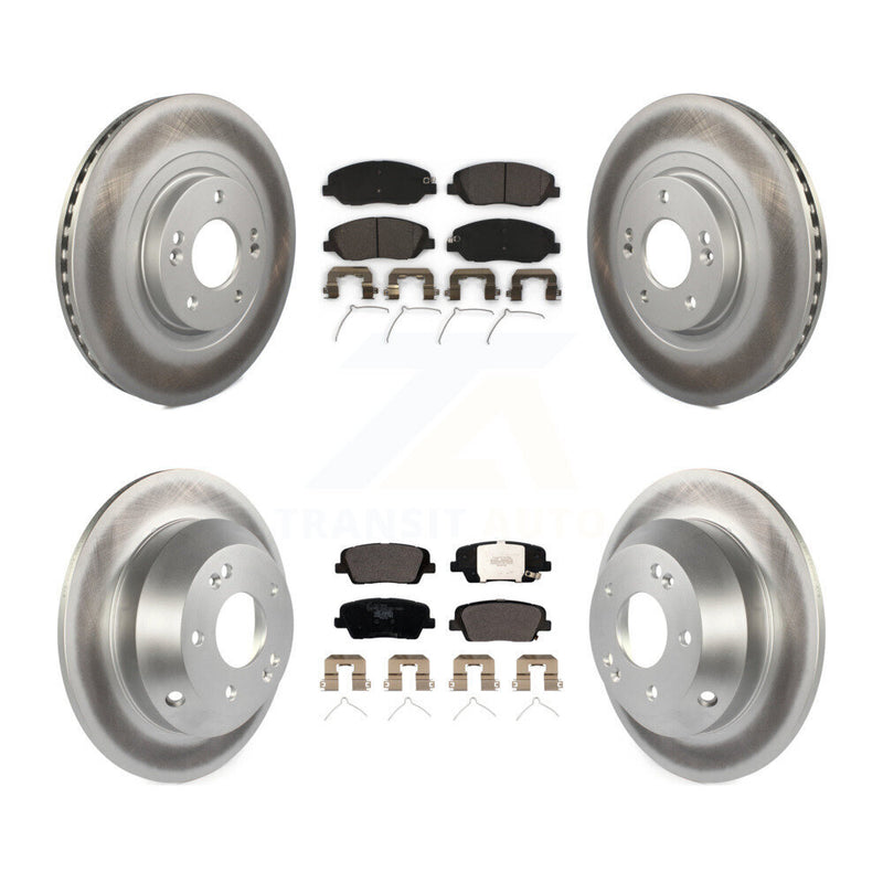 Transit Auto KGT-102000 Disc Brake Kit for 2017-2019 Hyundai Santa Fe, Hyundai Santa Fe XL - Front and Rear