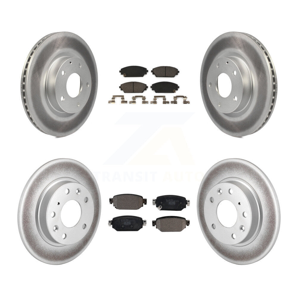 Transit Auto KGT-102003 Disc Brake Kit for 2019-2022 Mazda CX-3 - Front and Rear
