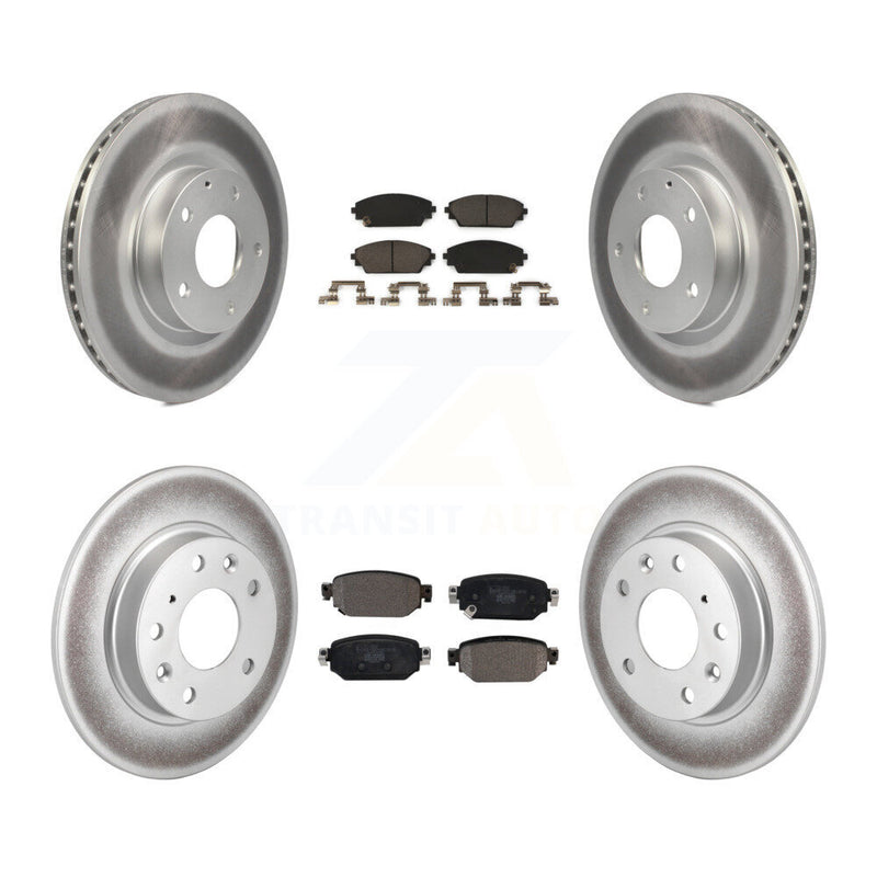Transit Auto KGT-102003 Disc Brake Kit for 2019-2022 Mazda CX-3 - Front and Rear
