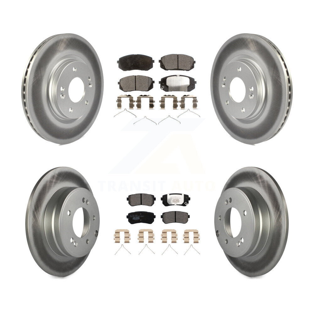 Transit Auto KGT-102005 Disc Brake Kit for 2016-2019 Kia Optima - Front and Rear