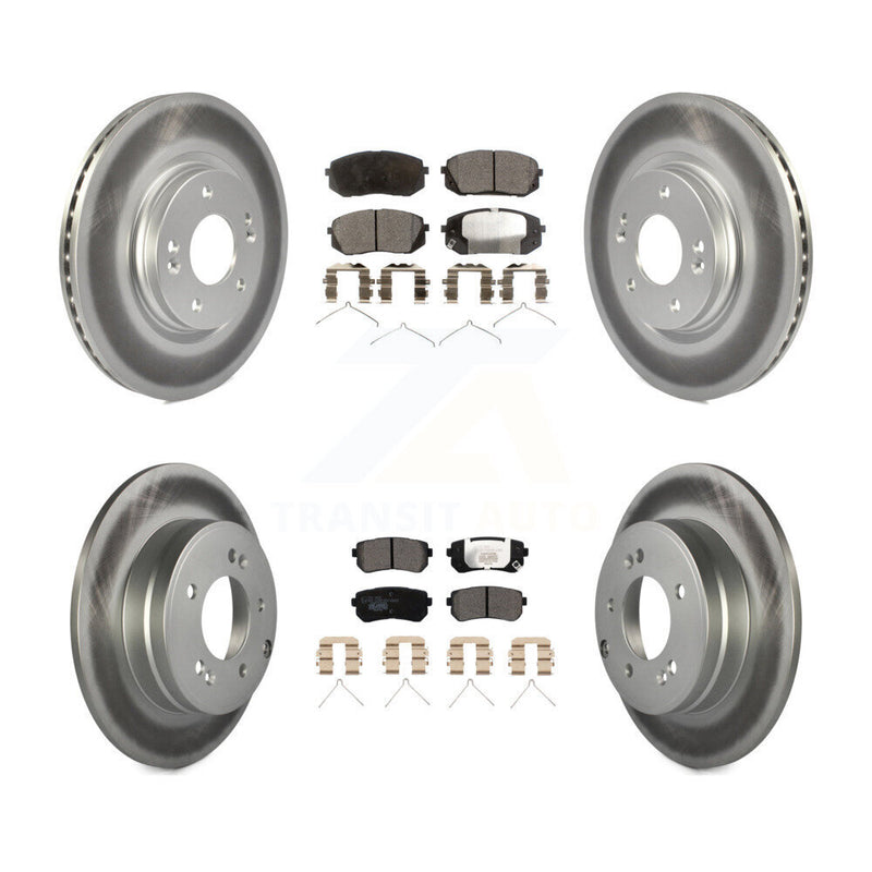 Transit Auto KGT-102005 Disc Brake Kit for 2016-2019 Kia Optima - Front and Rear