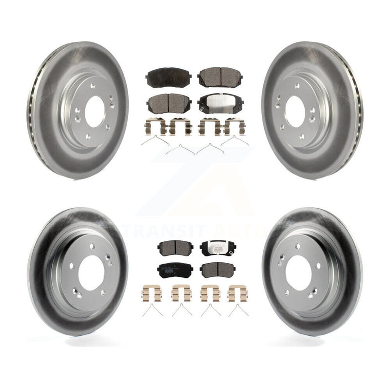 Transit Auto KGT-102006 Disc Brake Kit for 2016 Kia Optima - Front and Rear