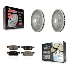 Transit Auto KGT-102008 Disc Brake Kit for 2017-2020 Lincoln Continental - Front