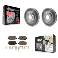 Transit Auto KGT-102010 Disc Brake Kit for 2015-2022 Jeep Compass, Fiat 500X, Jeep Renegade - Front