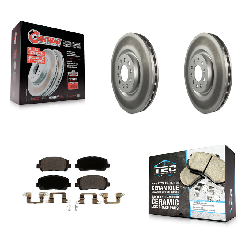 Transit Auto KGT-102011 Disc Brake Kit for 2015-2023 Jeep Cherokee, Chrysler 200 - Front