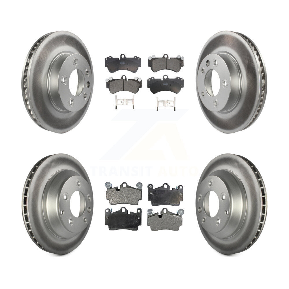 Transit Auto KGT-102020 Disc Brake Kit for 2004-2005 Volkswagen Touareg - Front and Rear