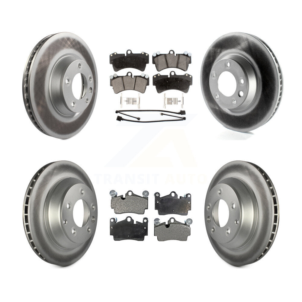 Transit Auto KGT-102024 Disc Brake Kit for 2004-2015 Audi Q7, Volkswagen Touareg - Front and Rear