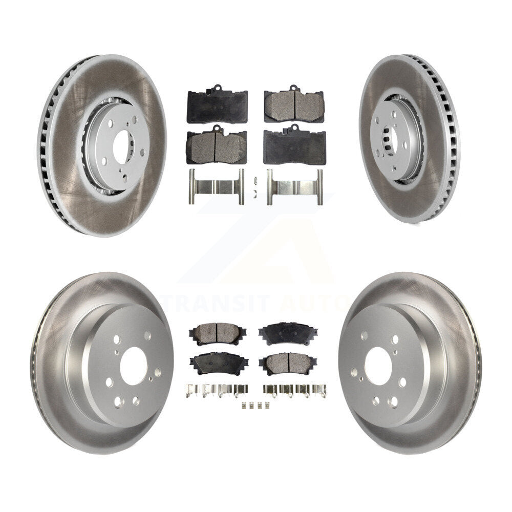 Transit Auto KGT-102026 Disc Brake Kit for 2014-2020 Lexus IS350, Lexus IS300, Lexus IS200t - Front and Rear