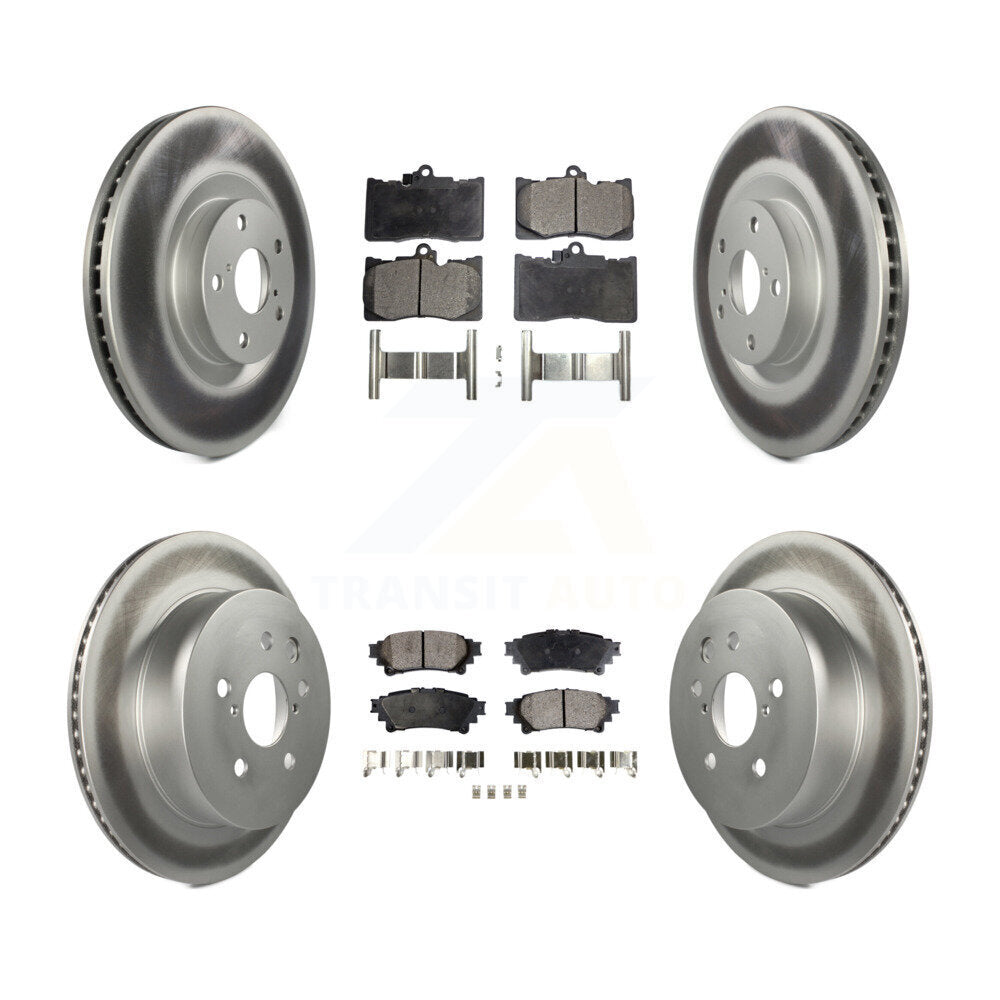 Transit Auto KGT-102030 Disc Brake Kit for 2014-2015 Lexus IS350 - Front and Rear