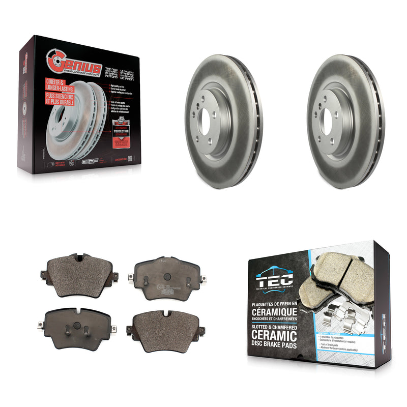Transit Auto KGT-102035 Disc Brake Kit for 2016-2023 Mini Cooper Countryman, BMW 228i Gran Coupe and More - Front