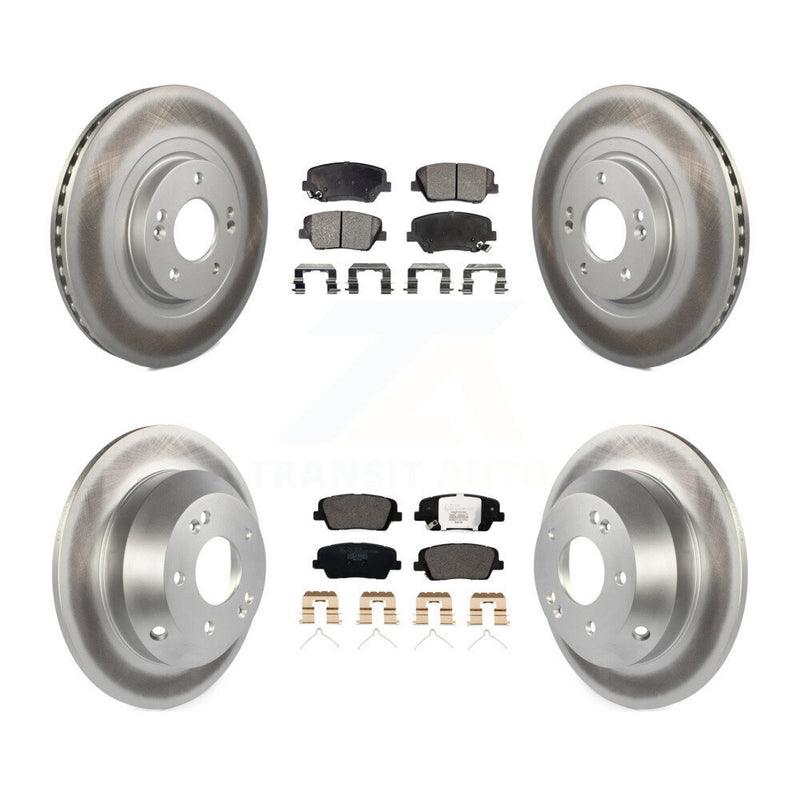 Transit Auto KGT-102039 Disc Brake Kit for 2014-2015 Kia Sorento - Front and Rear