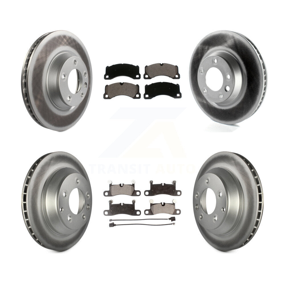 Transit Auto KGT-102046 Disc Brake Kit for 2011-2013 Porsche Cayenne - Front and Rear