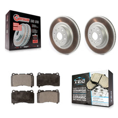 Transit Auto KGT-102048 Disc Brake Kit for 2015-2020 Cadillac CT6, Cadillac CTS - Front