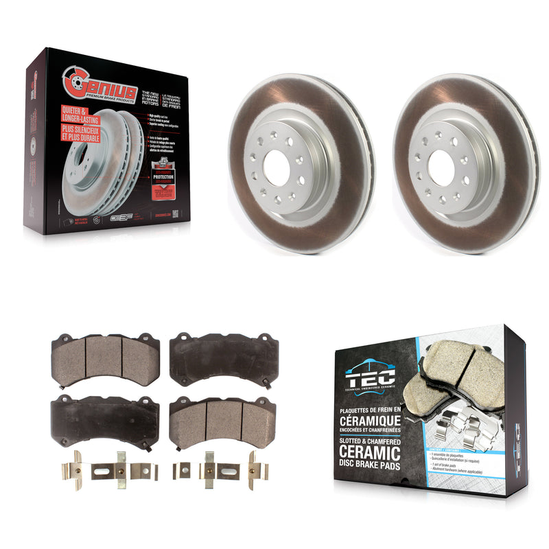 Transit Auto KGT-102049 Disc Brake Kit for 2016 Cadillac CTS - Front