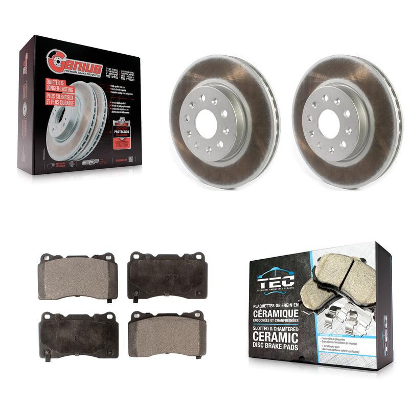 Transit Auto KGT-102051 Disc Brake Kit for 2014-2022 Chevrolet Camaro, Cadillac CTS, Cadillac CT6 - Front