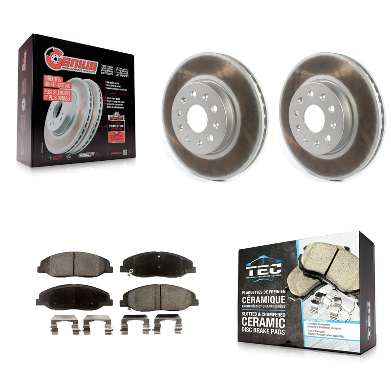 Transit Auto KGT-102053 Disc Brake Kit for 2014 Cadillac CTS - Front