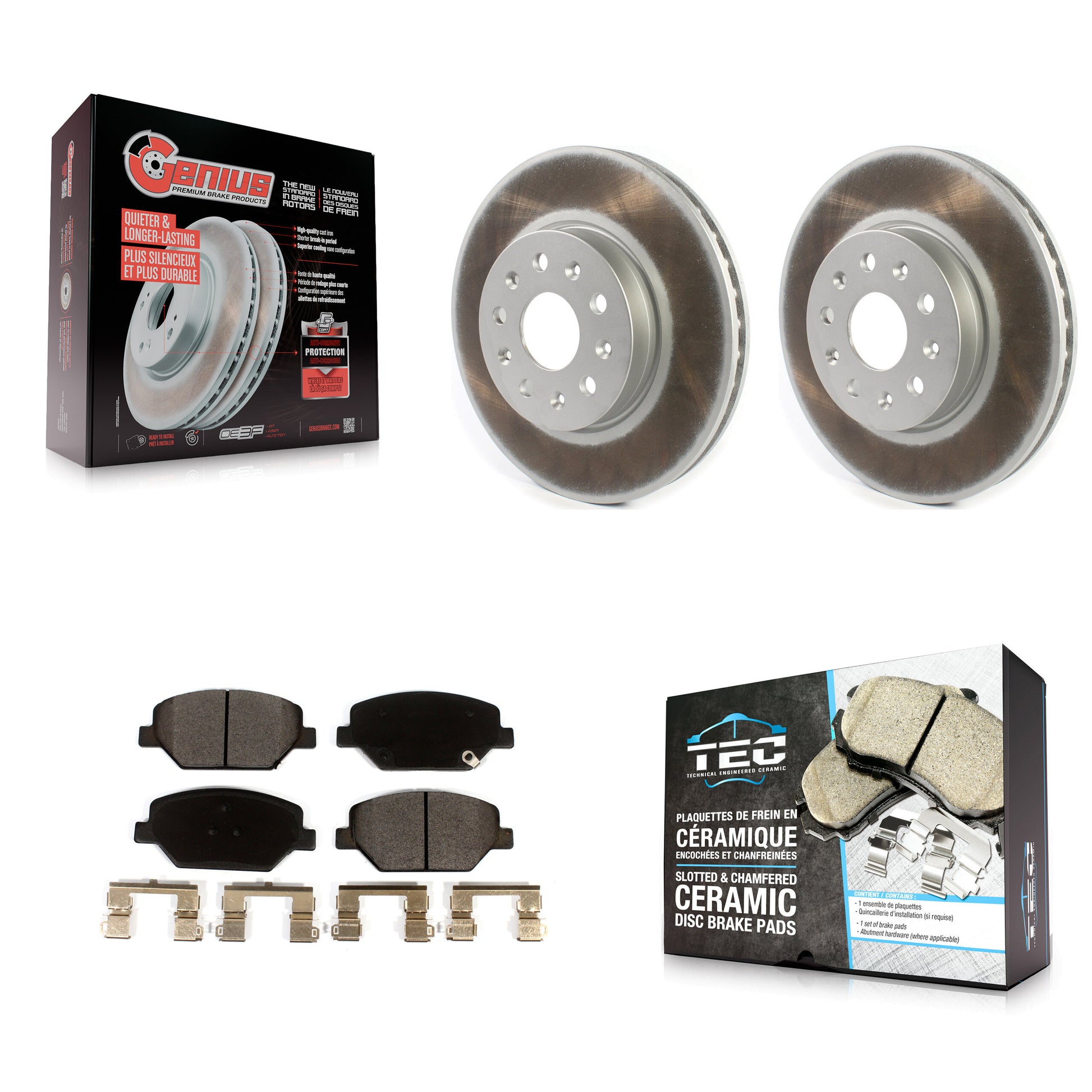 Transit Auto KGT-102056 Disc Brake Kit for 2016-2020 Chevrolet Camaro - Front