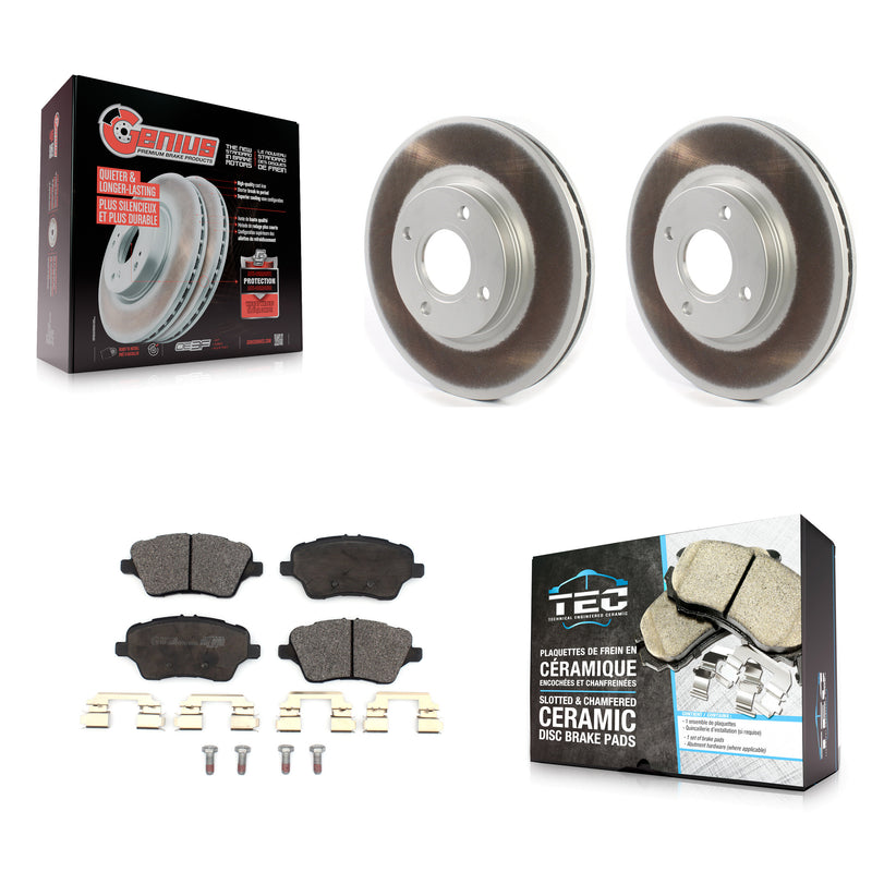 Transit Auto KGT-102060 Disc Brake Kit for 2014-2019 Ford Fiesta - Front