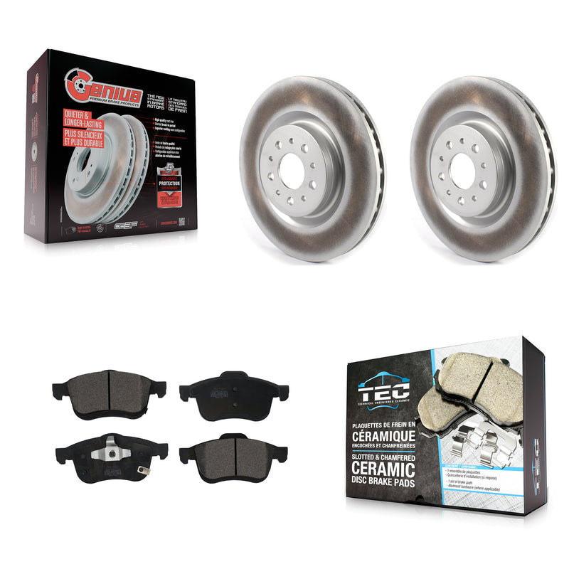 Transit Auto KGT-102063 Disc Brake Kit for 2015-2021 Ram ProMaster City - Front