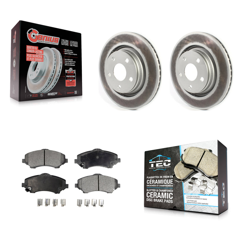 Transit Auto KGT-102064 Disc Brake Kit for 2013-2017 Jeep Wrangler - Front