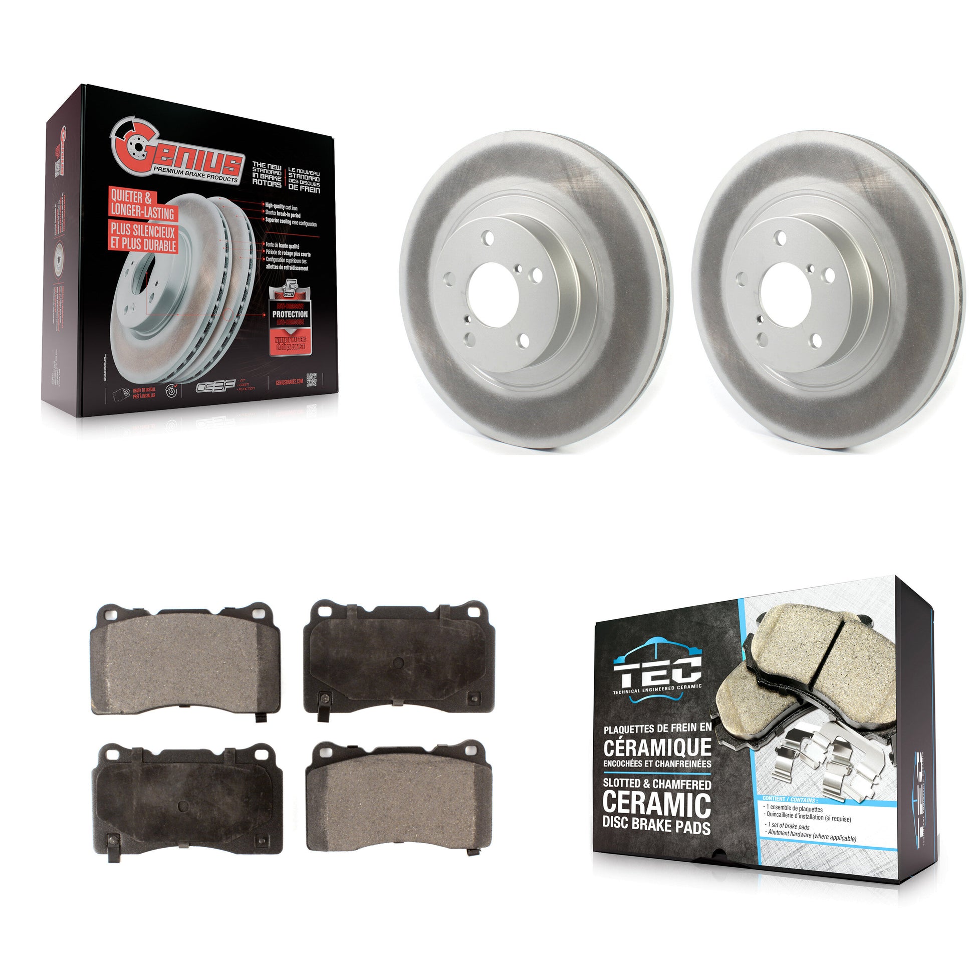 Transit Auto KGT-102066 Disc Brake Kit for 2019 Toyota 86 - Front