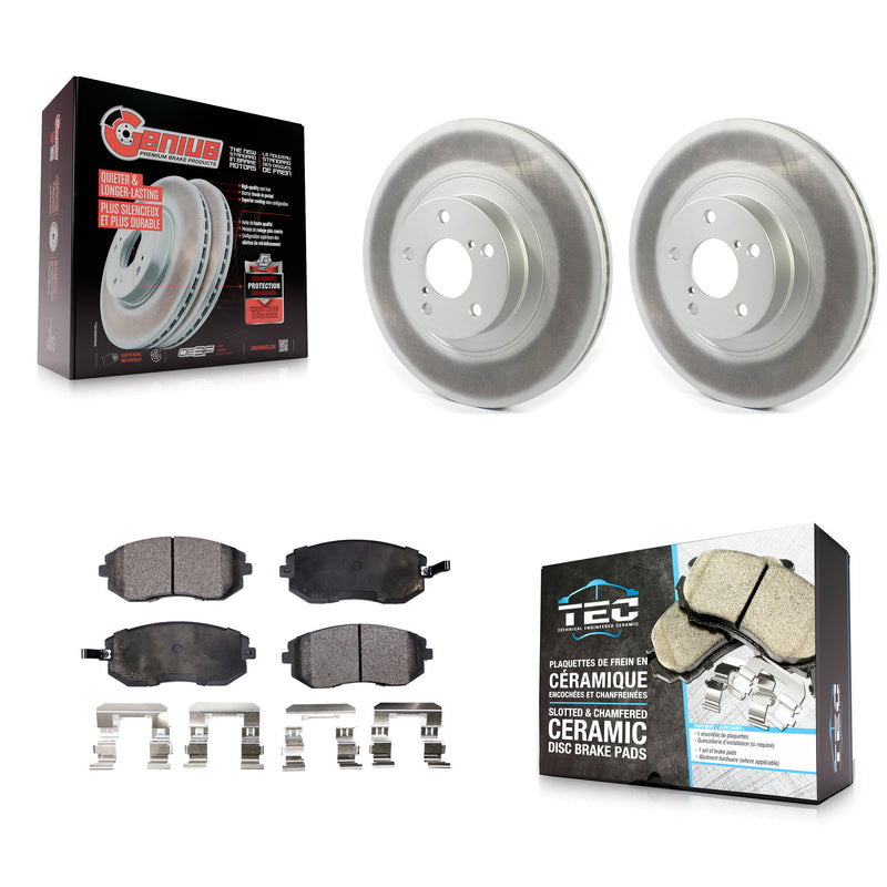 Transit Auto KGT-102069 Disc Brake Kit for 2005-2013 Subaru WRX, Subaru Legacy and More - Front