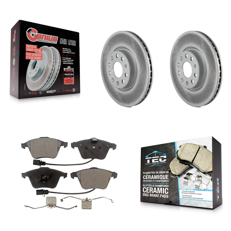 Transit Auto KGT-102070 Disc Brake Kit for 2008-2012 Volkswagen CC, Volkswagen R32 - Front