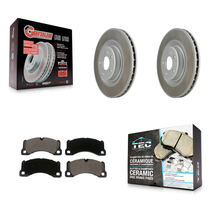 Transit Auto KGT-102071 Disc Brake Kit for 2017 Porsche Macan - Front