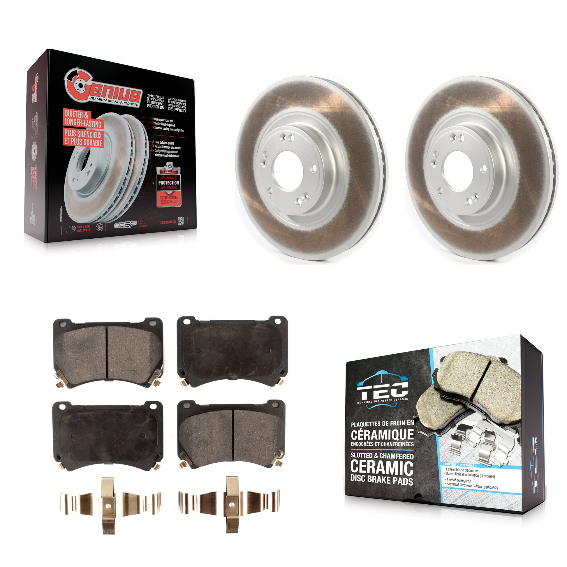 Transit Auto KGT-102073 Disc Brake Kit for 2009-2014 Hyundai Genesis - Front