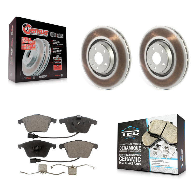 Transit Auto KGT-102074 Disc Brake Kit for 2008-2015 Audi TT Quattro, Audi TTS Quattro - Front