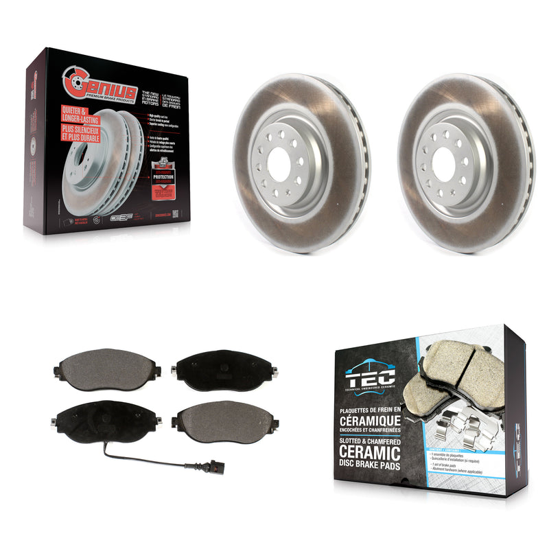 Transit Auto KGT-102081 Disc Brake Kit for 2015-2025 Volkswagen Jetta, Audi Q3 and More - Front