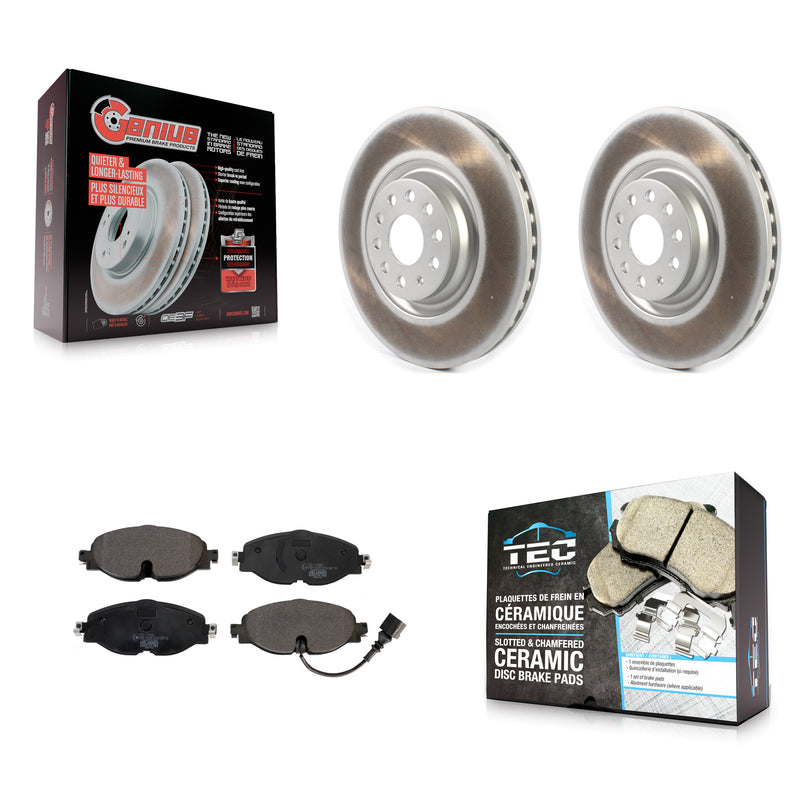 Transit Auto KGT-102082 Disc Brake Kit for 2015-2019 Audi A3, Volkswagen Golf - Front